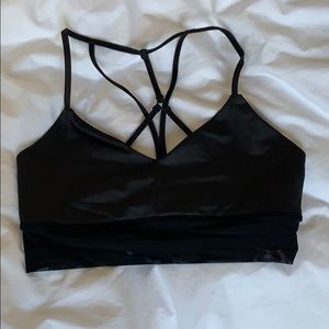 Alo Yoga Black Sports Bra